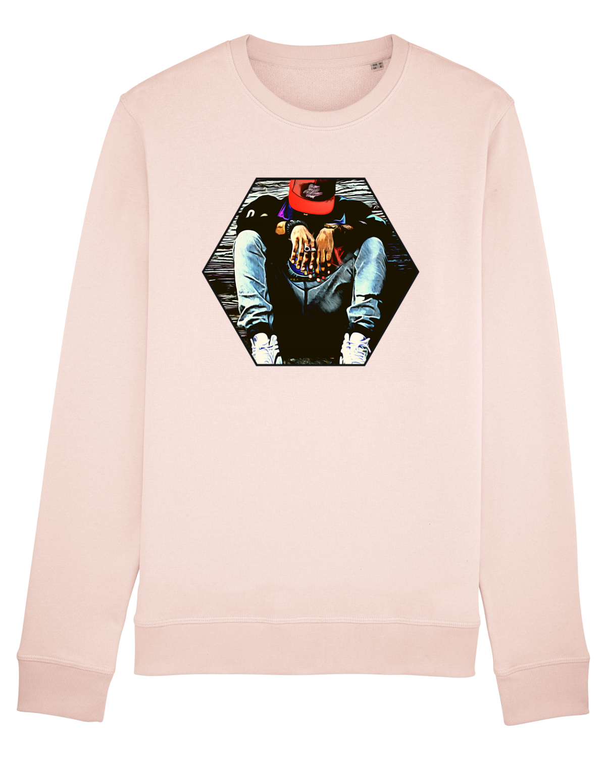 Bluză mânecă lungă Unisex Rise Candy Pink