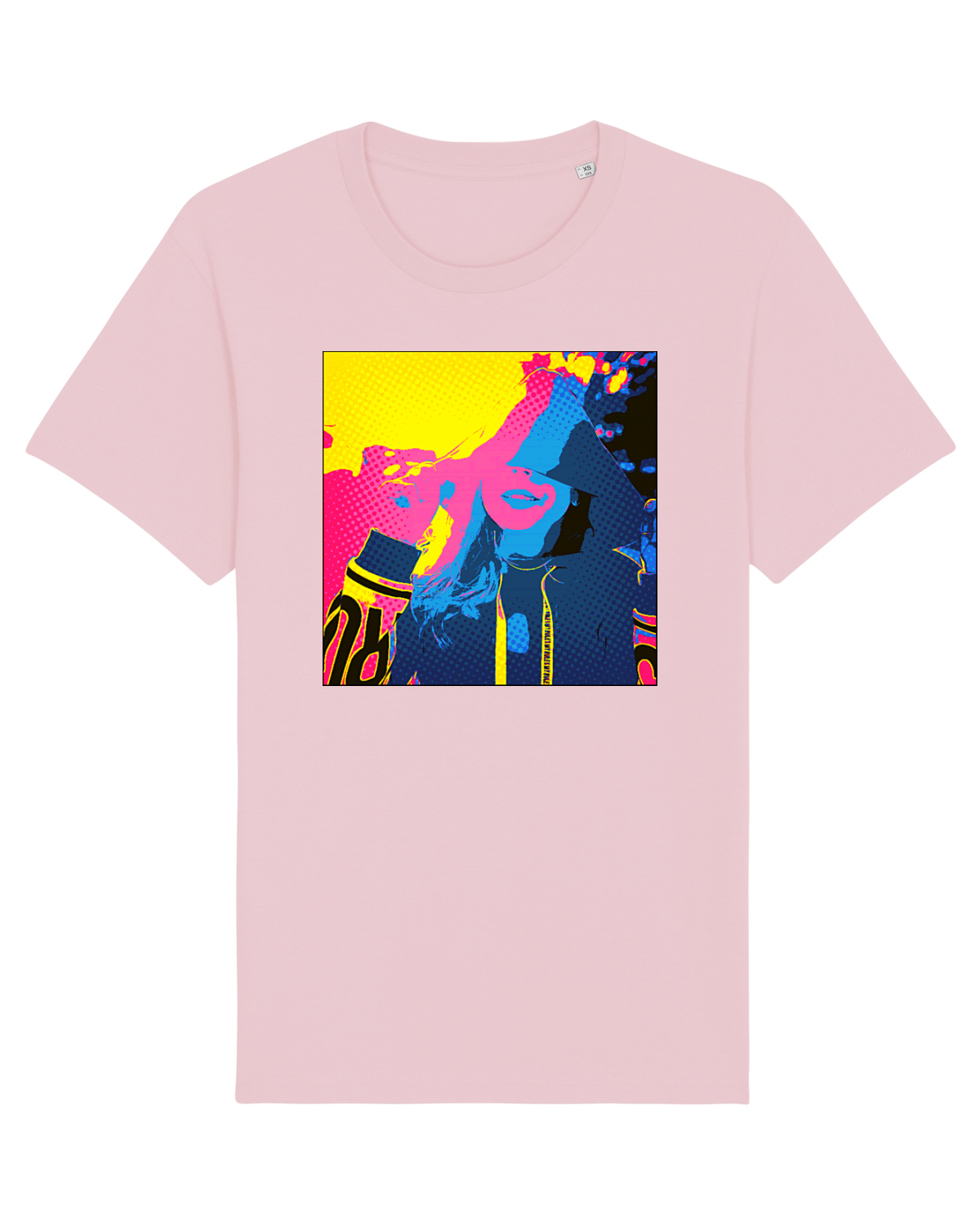Tricou mânecă scurtă Unisex Rocker Cotton Pink
