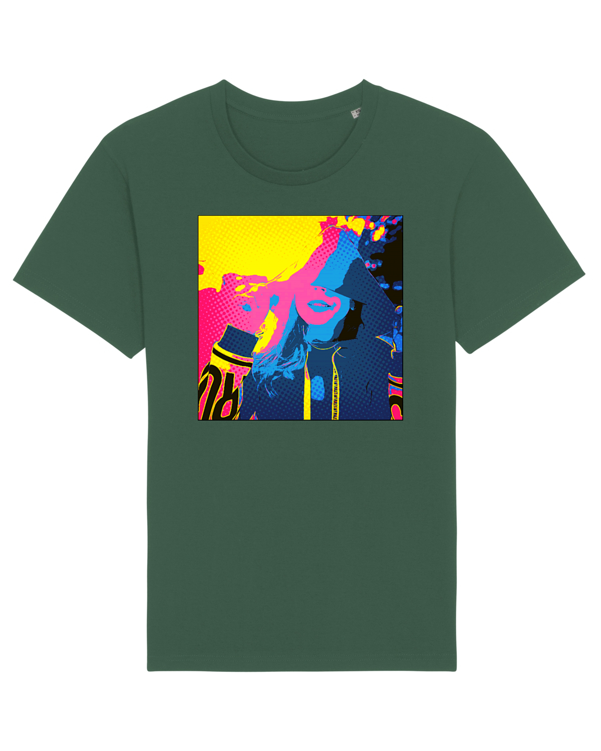 Tricou mânecă scurtă Unisex Rocker Bottle Green