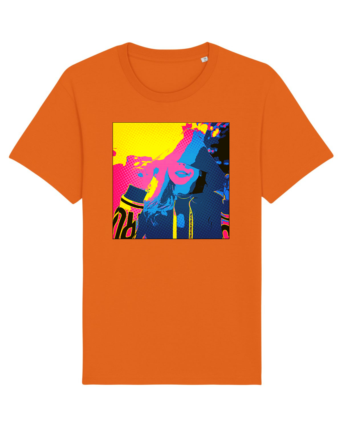 Tricou mânecă scurtă Unisex Rocker Bright Orange