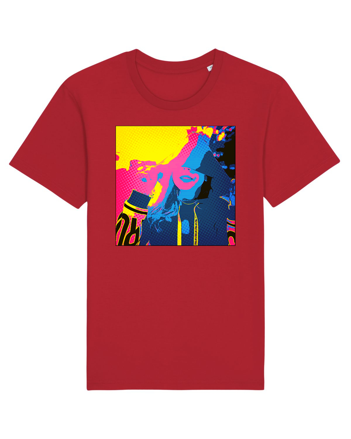 Tricou mânecă scurtă Unisex Rocker Red