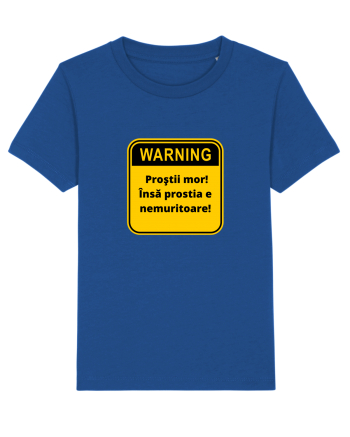 Warning! Prostii mor! Insa prostia e nemuritoare! Majorelle Blue