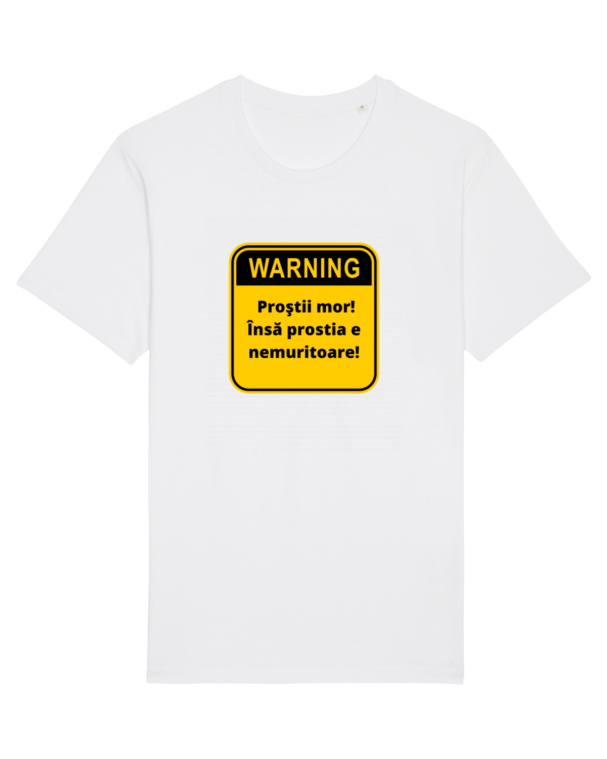 Tricou mânecă scurtă Unisex Rocker White