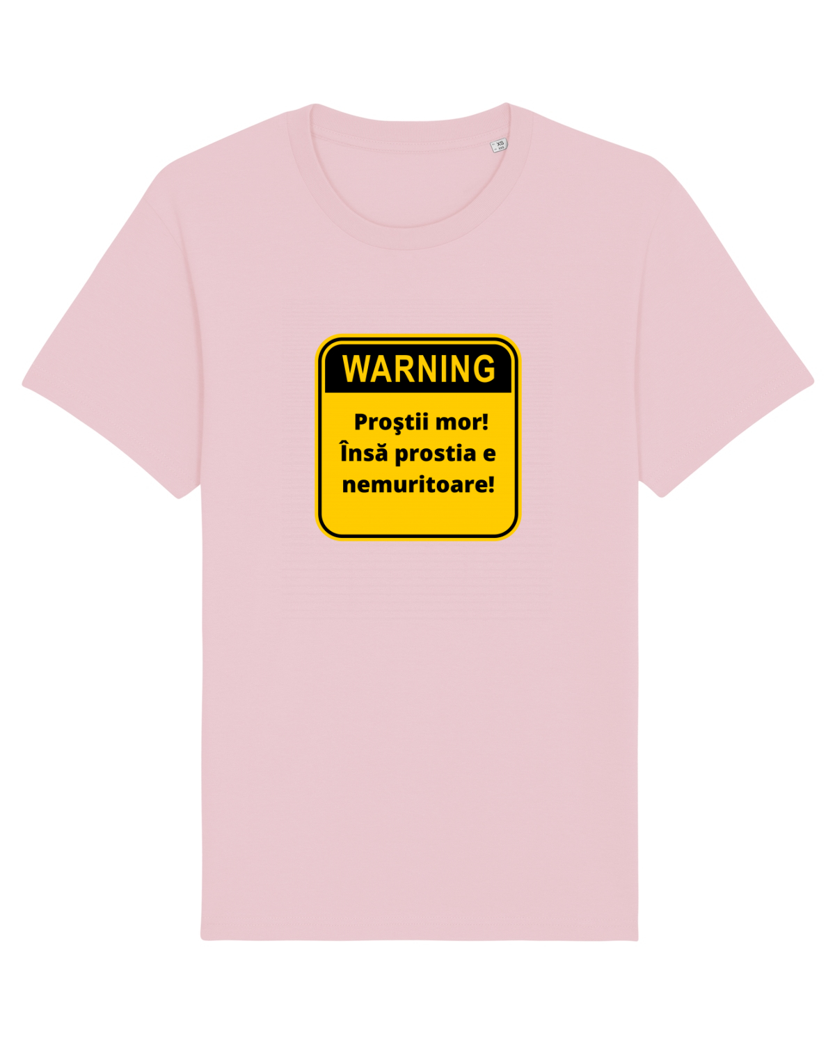 Tricou mânecă scurtă Unisex Rocker Cotton Pink