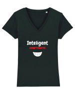 Inteligent Asimptomatic Tricou mânecă scurtă guler V Damă Evoker