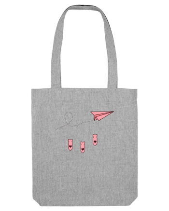 Avion de hartie Heather Grey