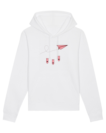 Avion de hartie White