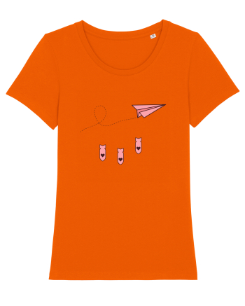 Avion de hartie Bright Orange