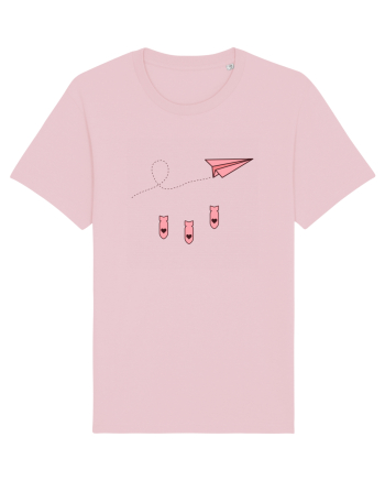 Avion de hartie Cotton Pink