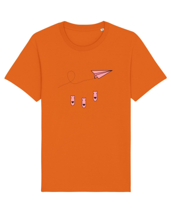 Avion de hartie Bright Orange