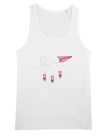 Avion de hartie White