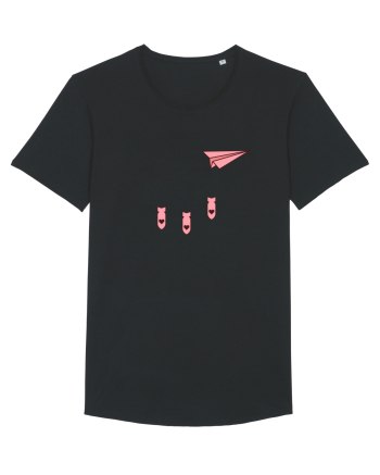 Avion de hartie Black