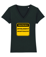 Inteligent Asimptomatic Tricou mânecă scurtă guler V Damă Evoker