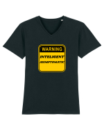 Inteligent Asimptomatic Tricou mânecă scurtă guler V Bărbat Presenter