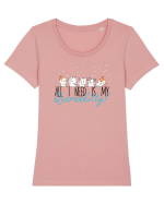 Quarankitty Tricou mânecă scurtă guler larg fitted Damă Expresser
