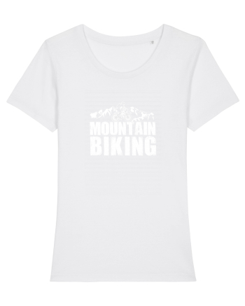 Mountain Biking White