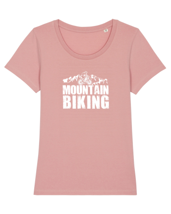 Mountain Biking Canyon Pink