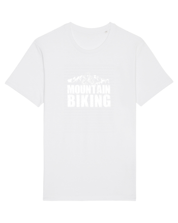 Mountain Biking White