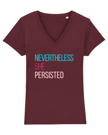 Nevertheless She Persisted Burgundy