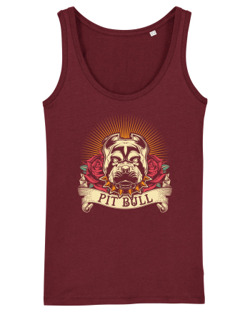 Pit Bull Burgundy