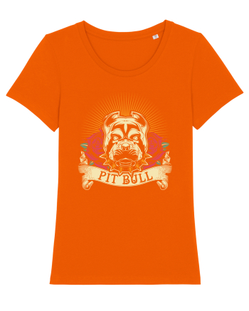 Pit Bull Bright Orange