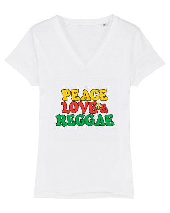 Peace Love and Reggae White