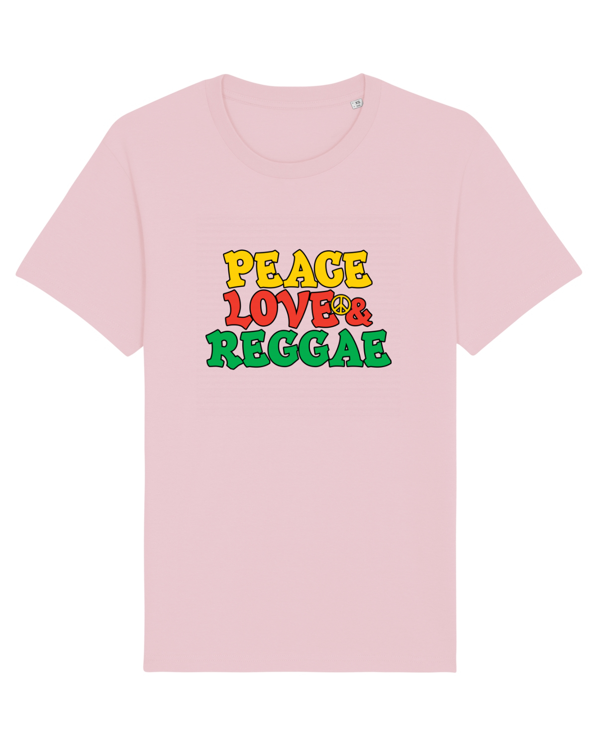 Tricou mânecă scurtă Unisex Rocker Cotton Pink
