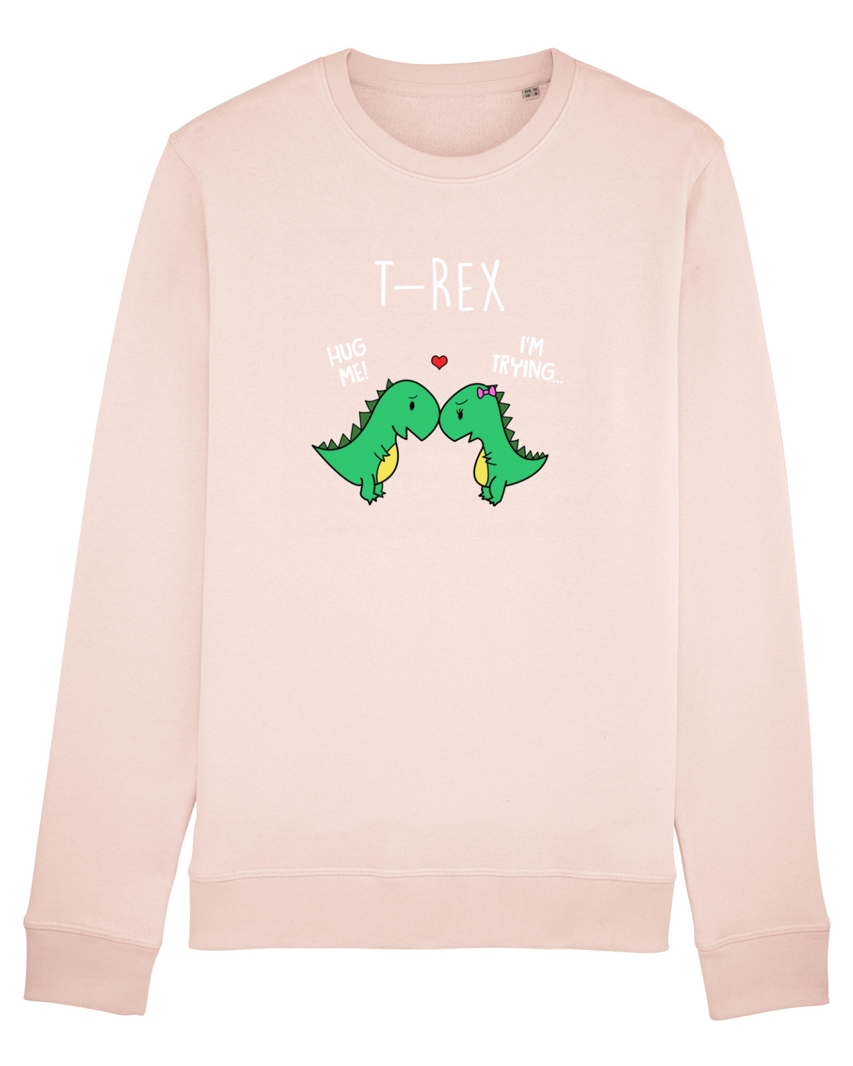 Bluză mânecă lungă Unisex Rise Candy Pink