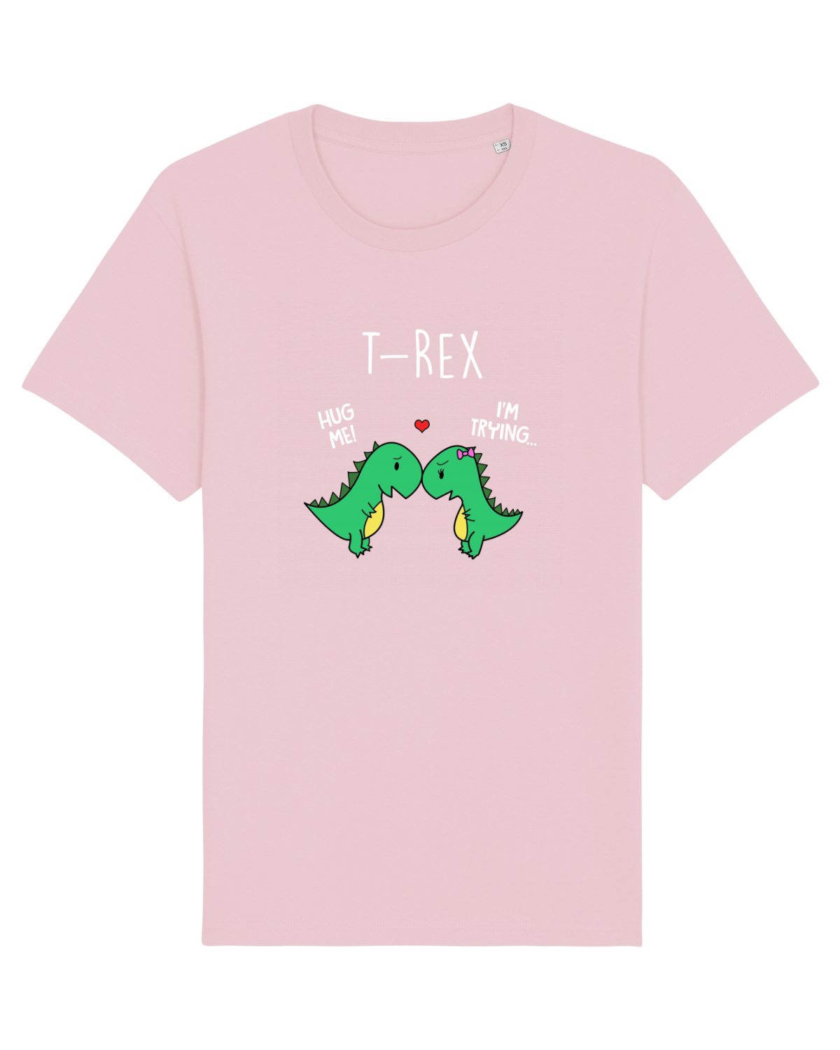 Tricou mânecă scurtă Unisex Rocker Cotton Pink