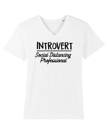 Introvert Social Distancing White