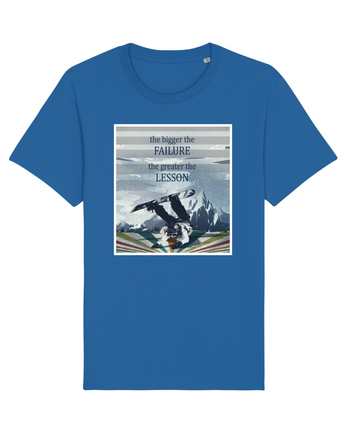 Tricou mânecă scurtă Unisex Rocker Royal Blue
