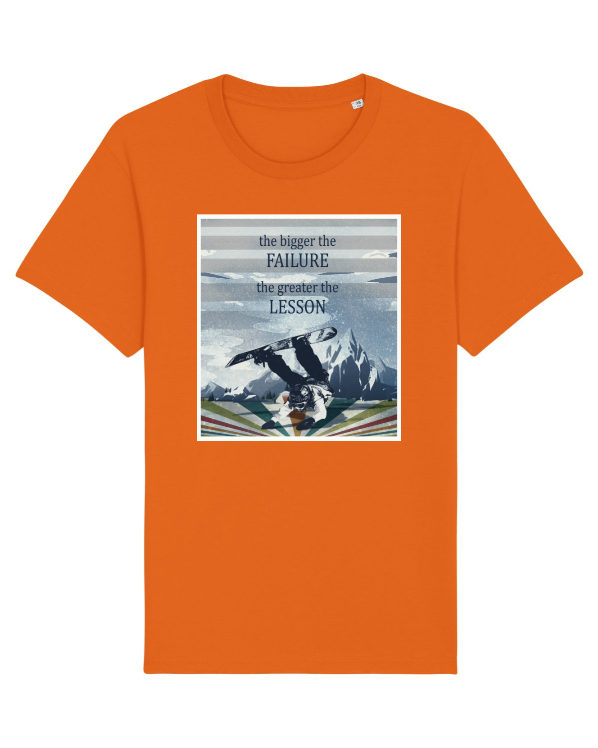Tricou mânecă scurtă Unisex Rocker Bright Orange