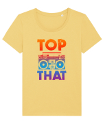 Top That Tricou mânecă scurtă guler larg fitted Damă Expresser