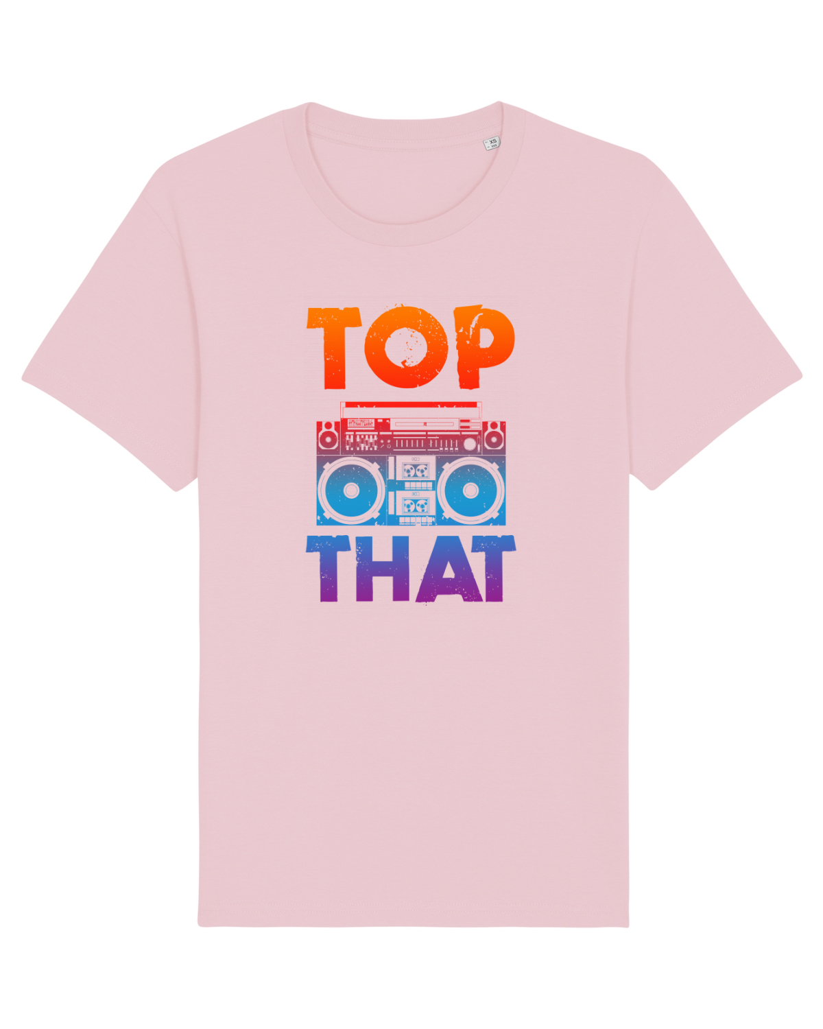Tricou mânecă scurtă Unisex Rocker Cotton Pink