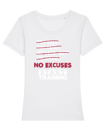 No excuses White
