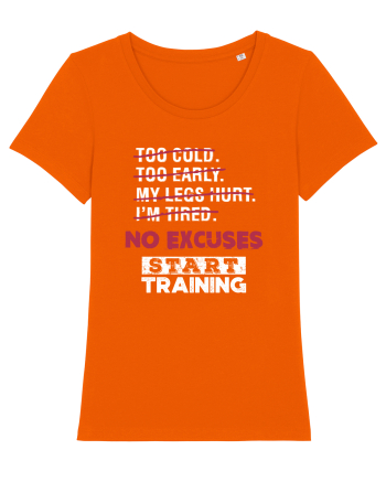 No excuses Bright Orange