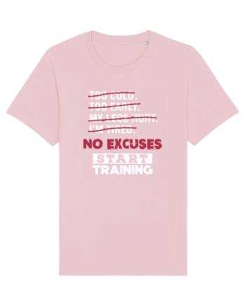 No excuses Cotton Pink