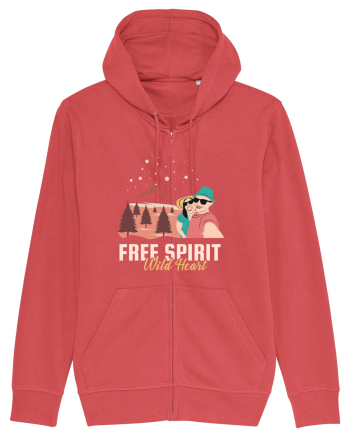Free spirit wild heart Carmine Red
