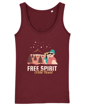 Free spirit wild heart Burgundy