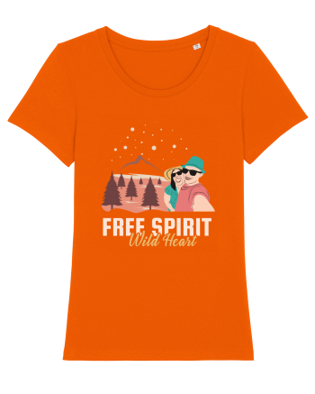Free spirit wild heart Bright Orange