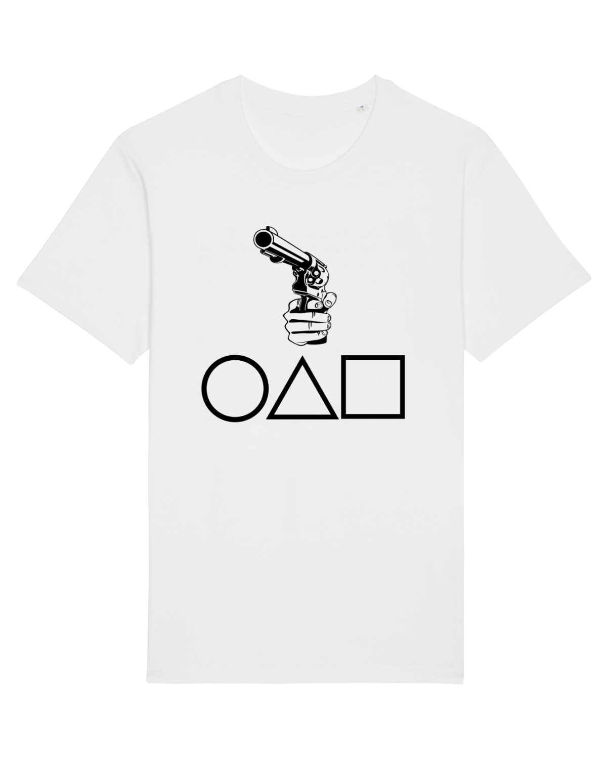 Tricou mânecă scurtă Unisex Rocker White