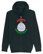 Meowy Christmas.Craciun pentru iubitorii de pisici Hanorac cu fermoar Unisex Connector