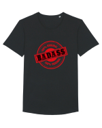 Badass Original Tricou mânecă scurtă guler larg Bărbat Skater