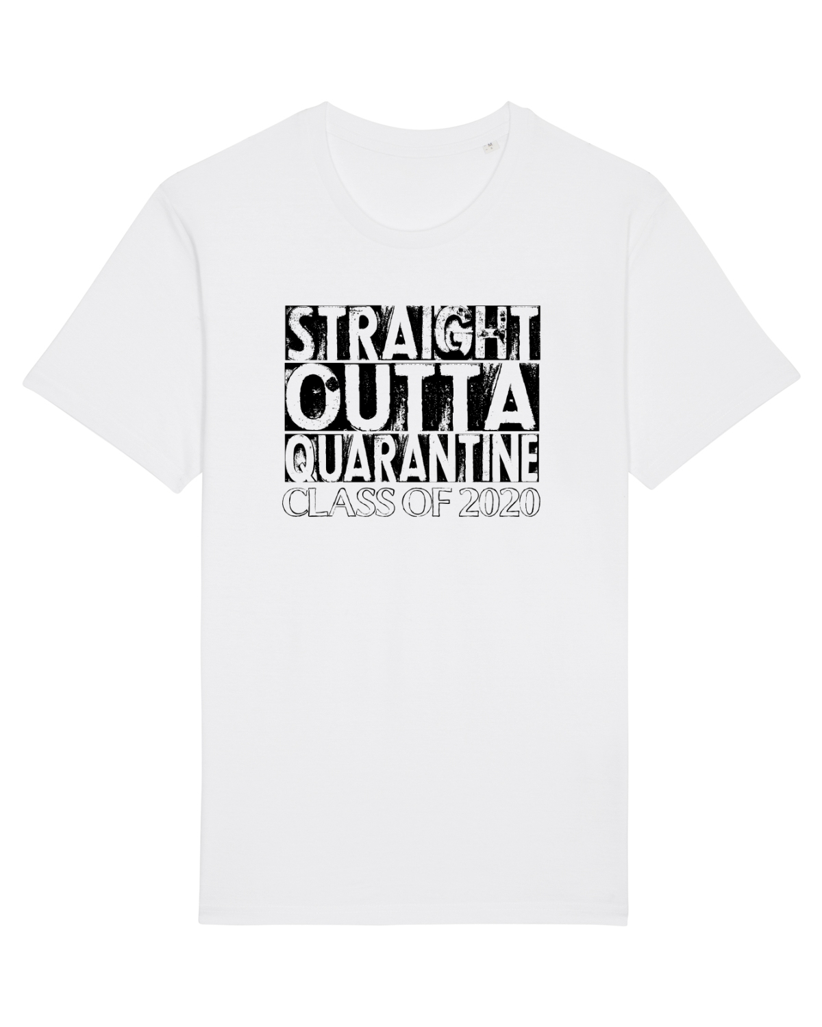 Tricou mânecă scurtă Unisex Rocker White