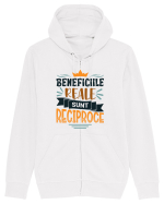 Beneficiile reale sunt reciproce V2 Hanorac cu fermoar Unisex Connector