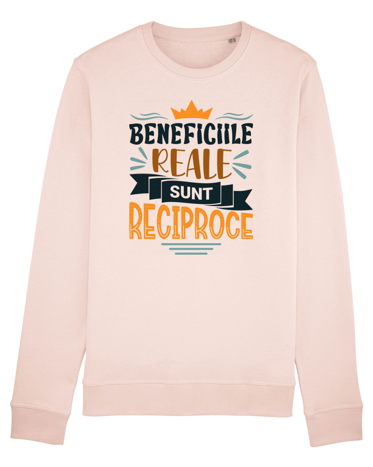 Bluză mânecă lungă Unisex Rise Candy Pink
