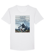 snowboarding Tricou mânecă scurtă guler larg Bărbat Skater