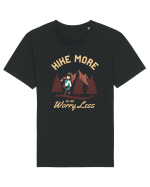 Hike more worry less Tricou mânecă scurtă Unisex Rocker