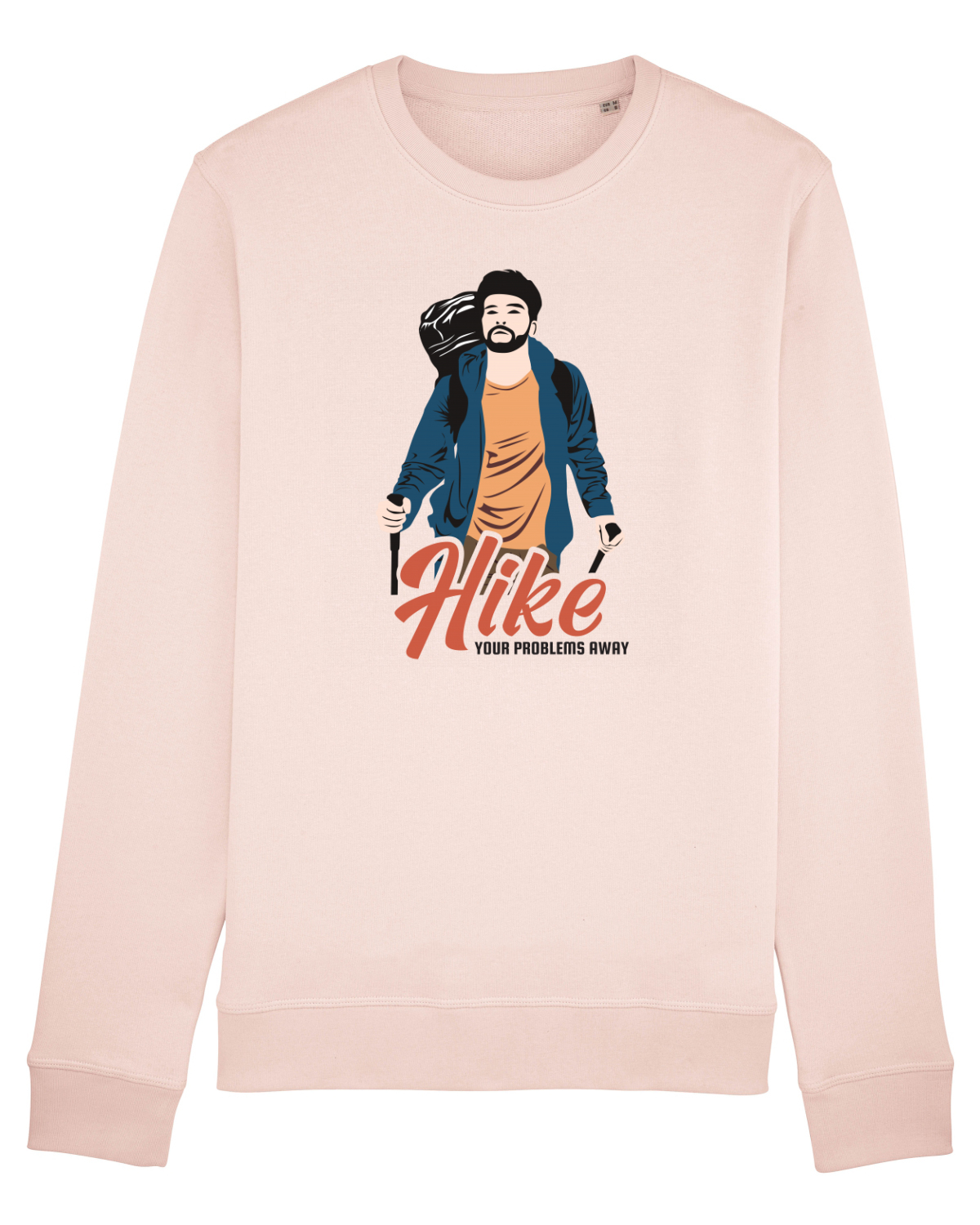 Bluză mânecă lungă Unisex Rise Candy Pink