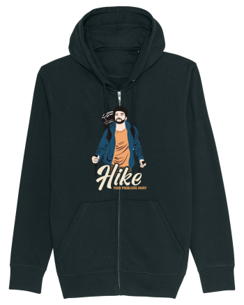 Hike your problems away - culori inchise Black